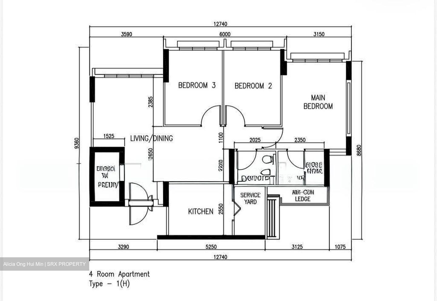 Blk 164C Rivervale Delta (Sengkang), HDB 4 Rooms #635606091